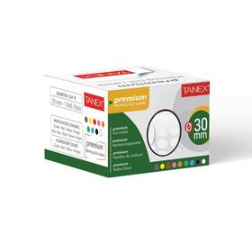 Tanex 30 mm 500 Adet Şeffaf Nokta Etiket
