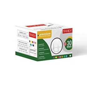 Tanex 30 mm 500 Adet Şeffaf Nokta Etiket