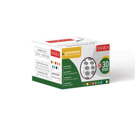 Tanex 30 mm 500 Adet Silver Nokta Etiket