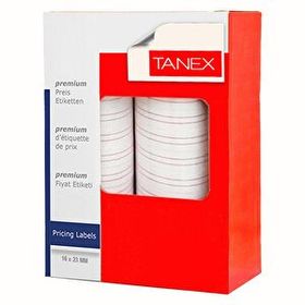 Tanex 5297 Çizgili 16x23 mm 6600 12'li Fiyat Etiketi