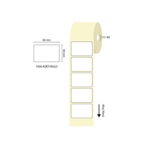 Tanex 60x40x40 mm Eco 1000'li Termal Etiket