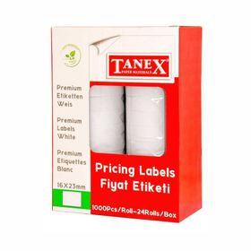 Tanex 6600 16x23 24'lü Çift Haneli Etiket