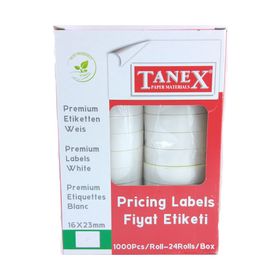 Tanex 6600 16x23 24'lü Çift Haneli Etiket