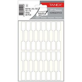 Tanex 72x10 mm 3'lü Kuyumcu Etiketi