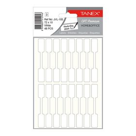 Tanex 72x10 mm 3'lü Kuyumcu Etiketi