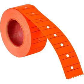 Tanex Motex Çizgili Flo Kırmızı 12x21 800 Adet Etiket