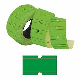 Tanex Motex Çizgili Flo Yeşil 12x21 800 Adet Etiket