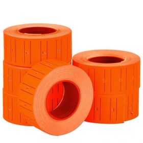 Tanex Motex Çizgili Kırmızı 12x21mm 24 Adet Fiyat Etiketi