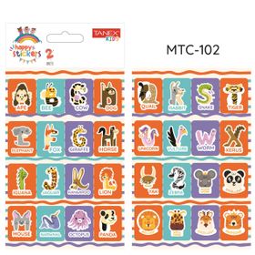 Tanex MTC-102 Öğretici Harf Okul Etiketi