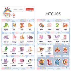 Tanex MTC-105 Öğretici Harf Okul Etiketi