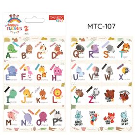 Tanex MTC-107 Öğretici Harf Okul Etiketi