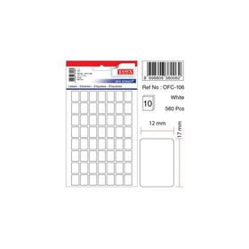 Tanex OFC-106 Beyaz 100 Adet 10'lu Poşet Ofis Etiketi