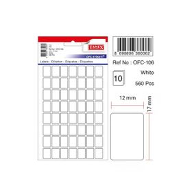 Tanex OFC-106 Beyaz Ofis Etiketi