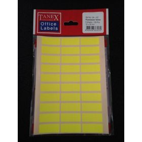 Tanex OFC-107 Flo Sarı 150 Adet Ofis Etiketi