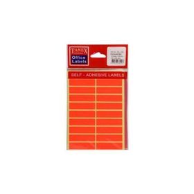 Tanex OFC-107 Flo Turuncu 50 Adet 10'lu Poşet Ofis Etiketi