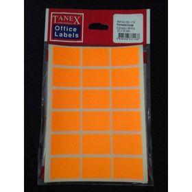 Tanex OFC-116 Flo Turuncu 90 Adet Ofis Etiketi