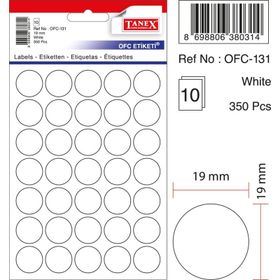 Tanex OFC-131 Beyaz Ofis Etiketi