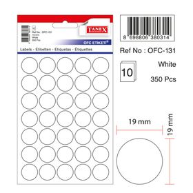 Tanex OFC-131 Beyaz Ofis Etiketi