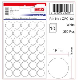 Tanex OFC-131 Beyaz Ofis Etiketi