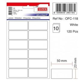 Tanex OFC1181010 Beyaz 23x50 mm Ofis Etiketi