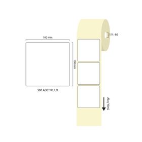 Tanex Rulo 100x150 mm 500 Adet Termal Yazıcı Etiketi