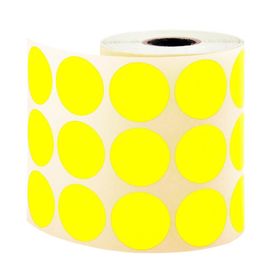 Tanex Sarı 30 mm 6 Rulo Nokta Etiketi