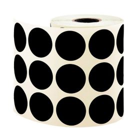Tanex Siyah 30 mm 6 Rulo Nokta Etiketi
