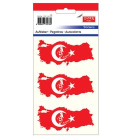 Tanex STC-162 Türkiye Gravür Desenli 2 Adet Etiket