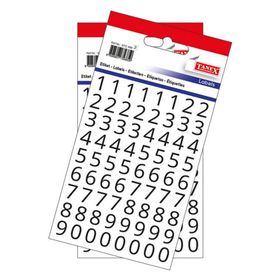Tanex Stc-408 2 Adet Şeffaf Rakam Etiket
