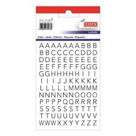 Tanex STC-409 Şeffaf Harf 2 Adet Etiket