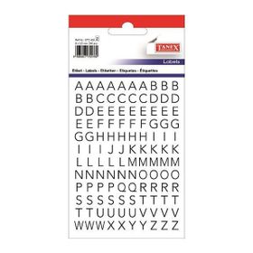 Tanex STC-409 Şeffaf Harf 2 Adet Etiket