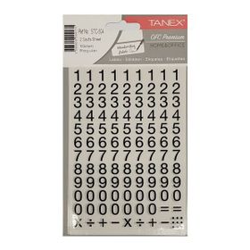 Tanex STC-504 10mm 2'li Regular Rakam Etiketi