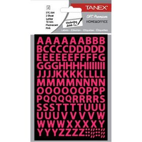 Tanex STC-564 10 mm 2'li Pembe Harf Etiketi