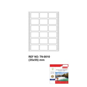 Tanex TN-0010 35x55 mm Sürekli Form Etiketi