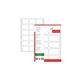 Tanex TN-0010 35x55 mm Sürekli Form Etiketi