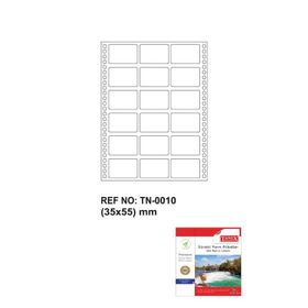 Tanex TN-0010 35x55 mm Sürekli Form Etiketi
