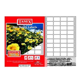 Tanex TN001410 23x40 mm 4'lü Printer Etiket