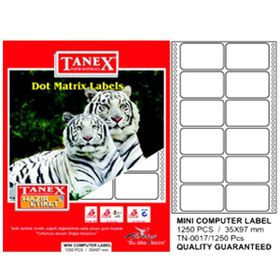 Tanex TN001710 35x97 mm 2'li Printer Etiket