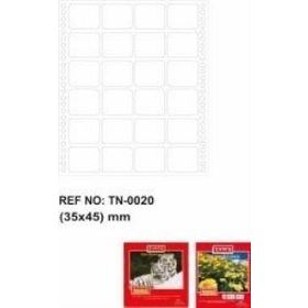 Tanex TN002010 35x45 mm 4'lü Printer Etiket