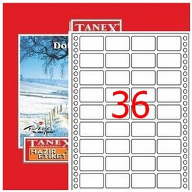Tanex TN1410 23x40 cm Bilgisayar Etiketi