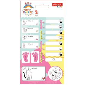 Tanex TNX-210 2'li İlkokul İsim Soyisim Etiketi