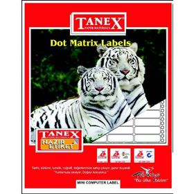 Tanex TW-0014 23x40 mm Bilgisayar Etiketi