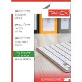 Tanex TW-2000 1 210x297 mm 100 Adet Laser Etiket