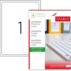 Tanex TW-2001 199.6x289.1 mm 100 Adet Laser Etiket