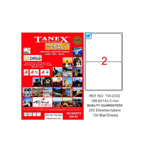 Tanex TW-2002 199,6x143,5 mm Laser Etiket