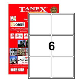 Tanex TW-2006 99.1 x 93.1 mm Lazer Etiket