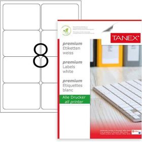 Tanex TW-2008 99.1x67.7 mm 100 Adet Laser Etiket