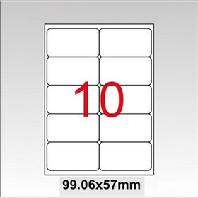 Tanex TW-2010 99.06x57 mm Sökü 100 Adet Laser Etiket