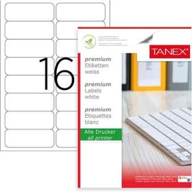 Tanex TW-2016 99.1x34 mm 100 Adet Laser Etiket