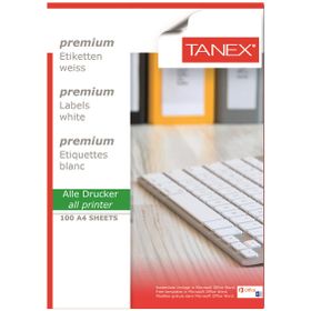 Tanex TW-2022 50x22 mm 100'lü Sökülebilir Etiket